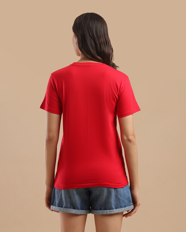 Printed T-Shirts for Women - Red