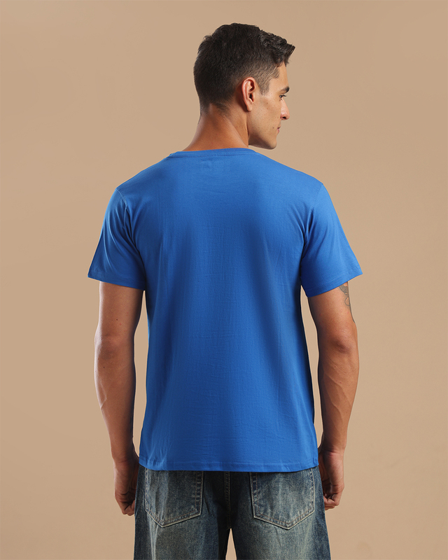 Printed T-Shirts for Men - Blue Printed T-Shirts for Men - Blue