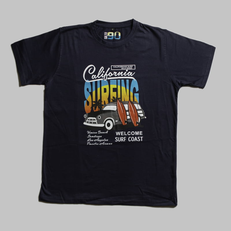 Printed T-Shirts for Men - Navy Blue Printed T-Shirts for Men - Navy Blue