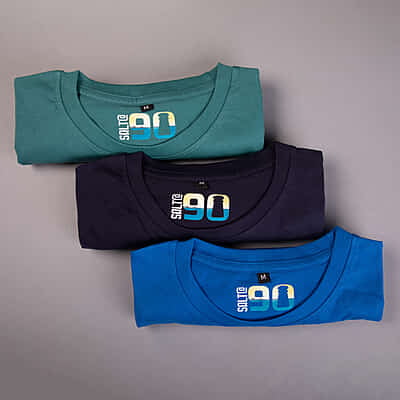 Copy of Men's Solid Regular-T-Shirt 3 Combo - C6