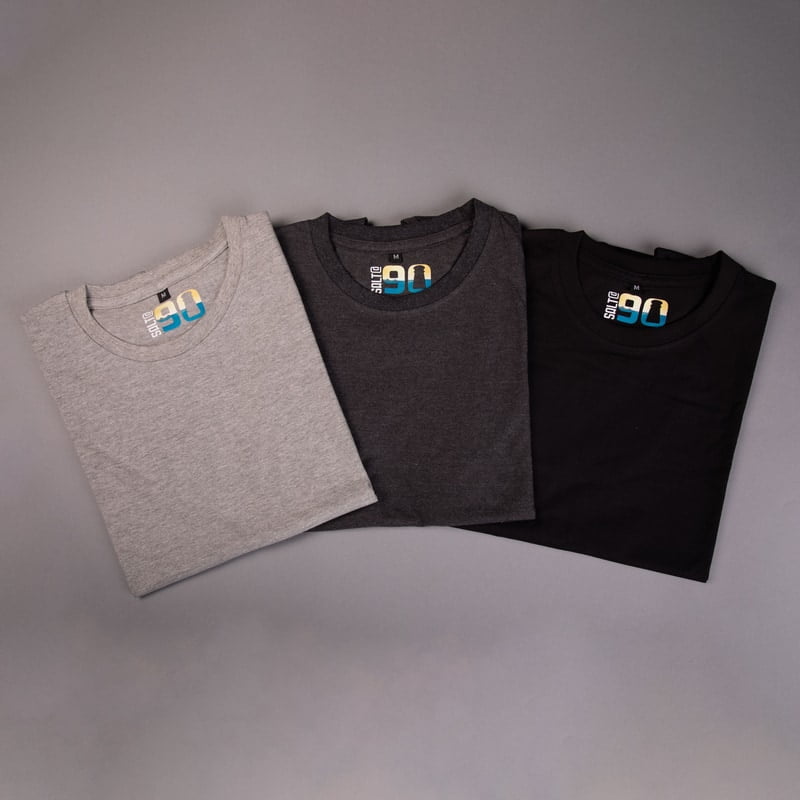 Men's Solid Regular-T-Shirt 3 Combo - C5 Men's Solid Regular-T-Shirt 3 Combo - C5