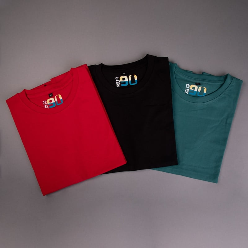 Men's Solid Regular-T-Shirt 3 Combo - C7 Men's Solid Regular-T-Shirt 3 Combo - C7