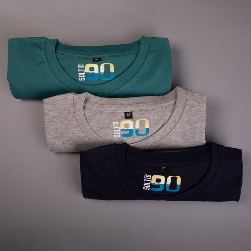 Men's Solid Regular-T-Shirt 3 Combo - C4 Men's Solid Regular-T-Shirt 3 Combo - C4